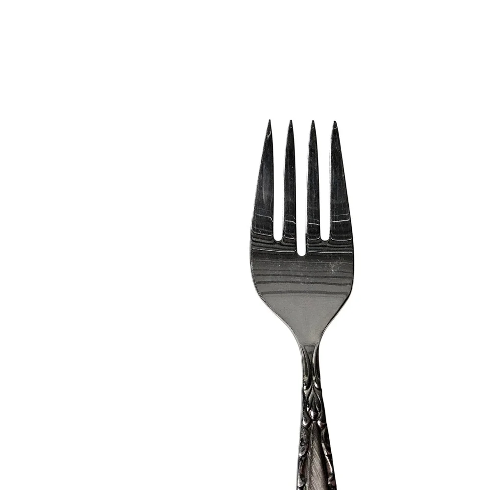 Vintage Oneida Community Venetia Stainless Steel Flatware Serving Fork‎